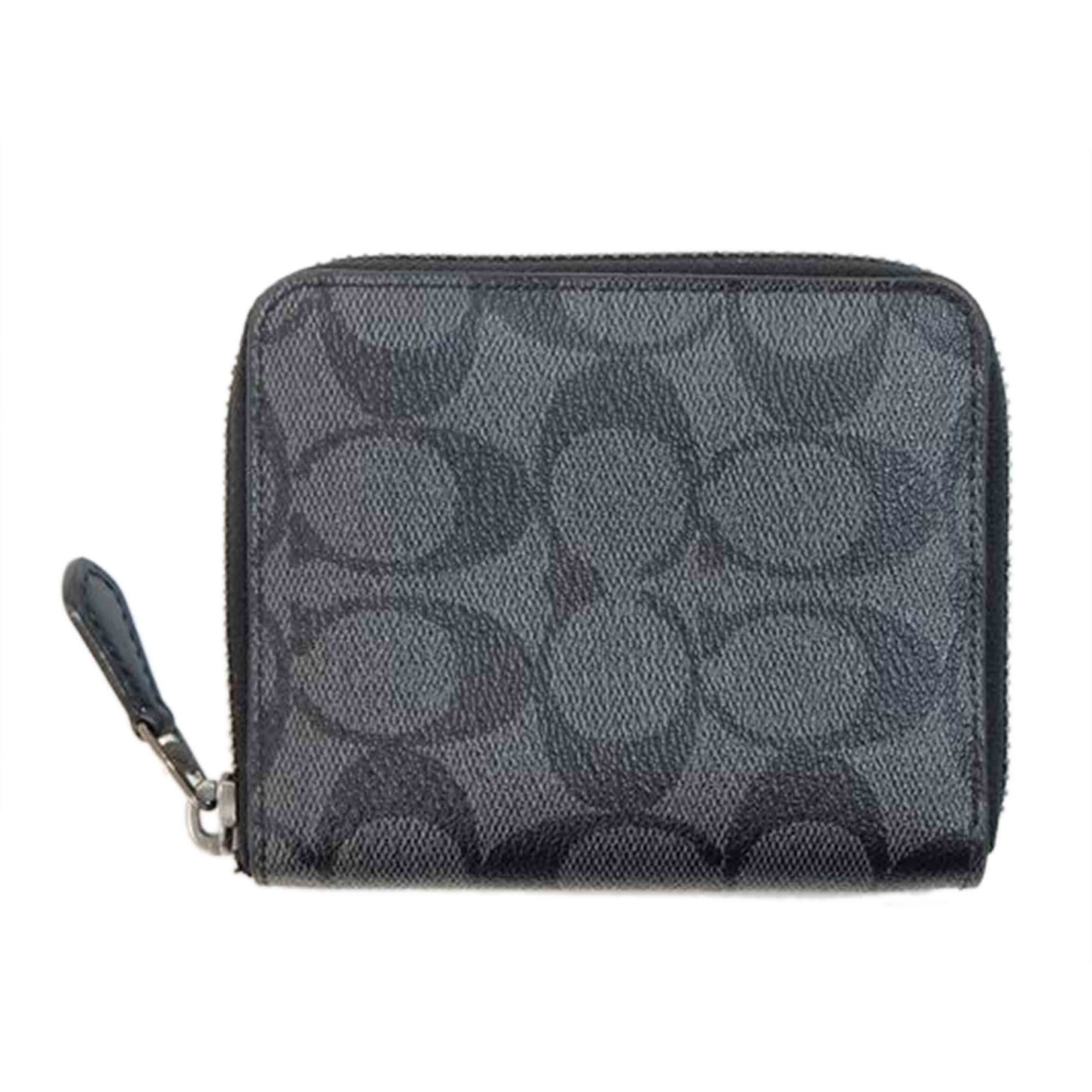 COACH コーチ/シグネチャーラウンドファスナーコンパクトウォレット/91290//M19**/ABランク/71