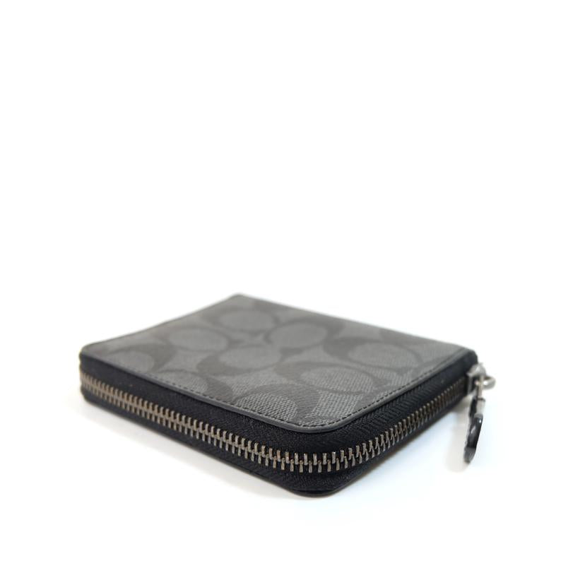 COACH コーチ/シグネチャーラウンドファスナーコンパクトウォレット/91290//M19**/ABランク/71