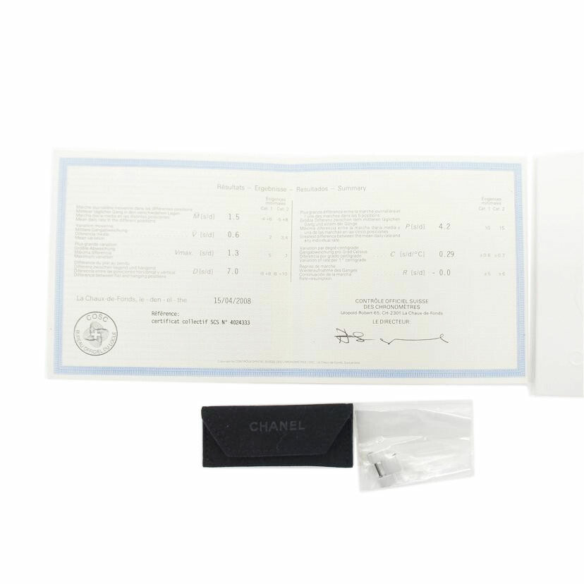 CHANEL シャネル/J12/クロノグラフ41/H1007//OX1****/ABランク/91