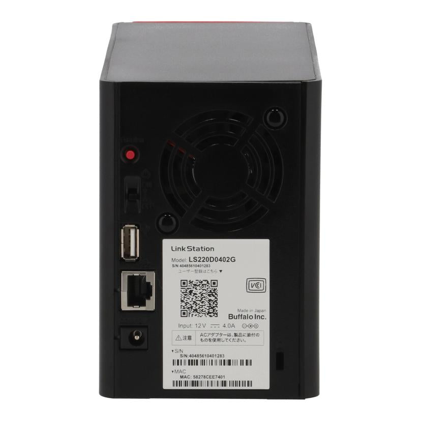 BUFFALO バッファロー/ネットワークHDD/LS220D0402G//Bランク/75