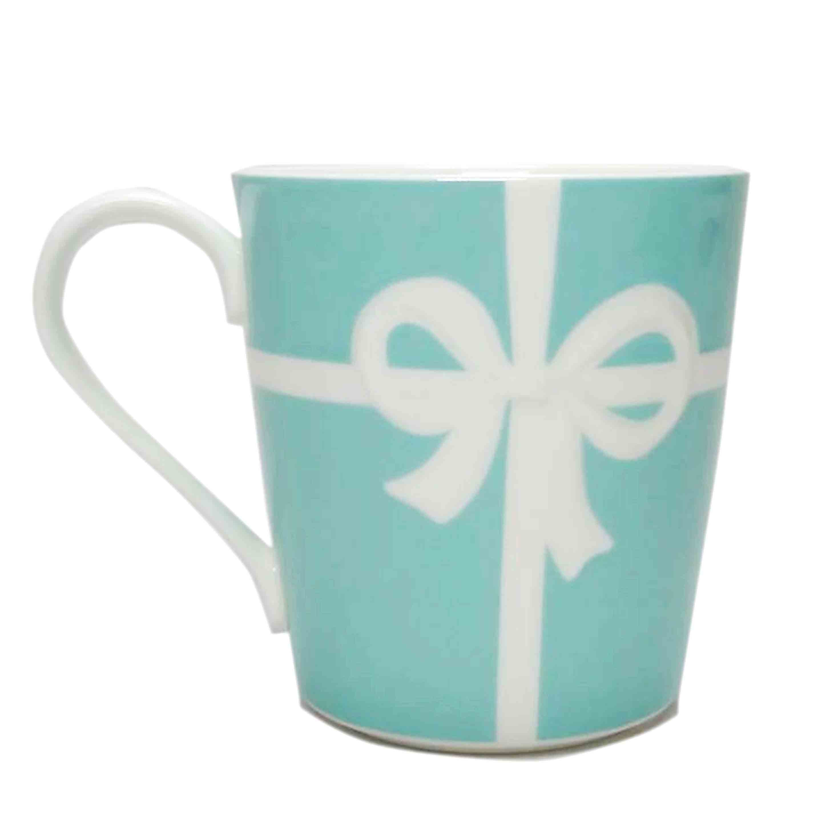TIFFANY&CO ティファニー&コー/ブルーボックス リボンマグカップ//Aランク/52