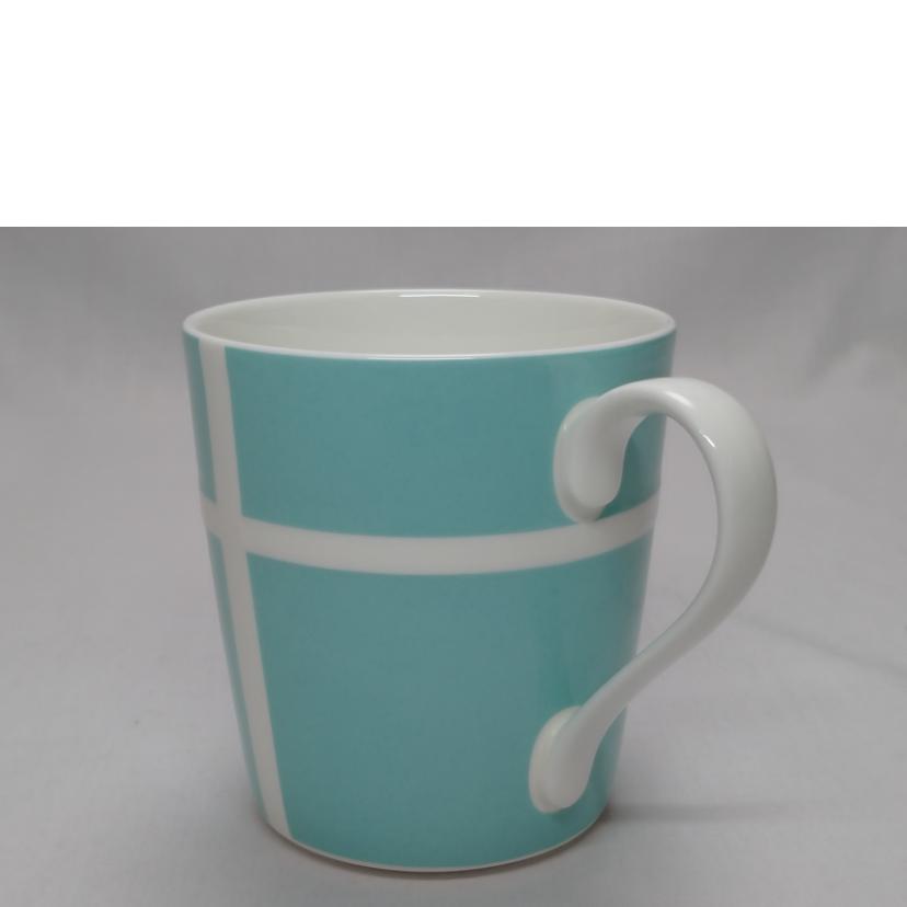 TIFFANY&CO ティファニー&コー/ブルーボックス リボンマグカップ//Aランク/52