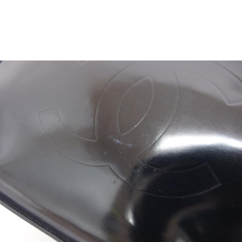 CHANEL シャネル/エナメルパテントレザー/ココマークトートバッグ/ブラック//537****/Bランク/04