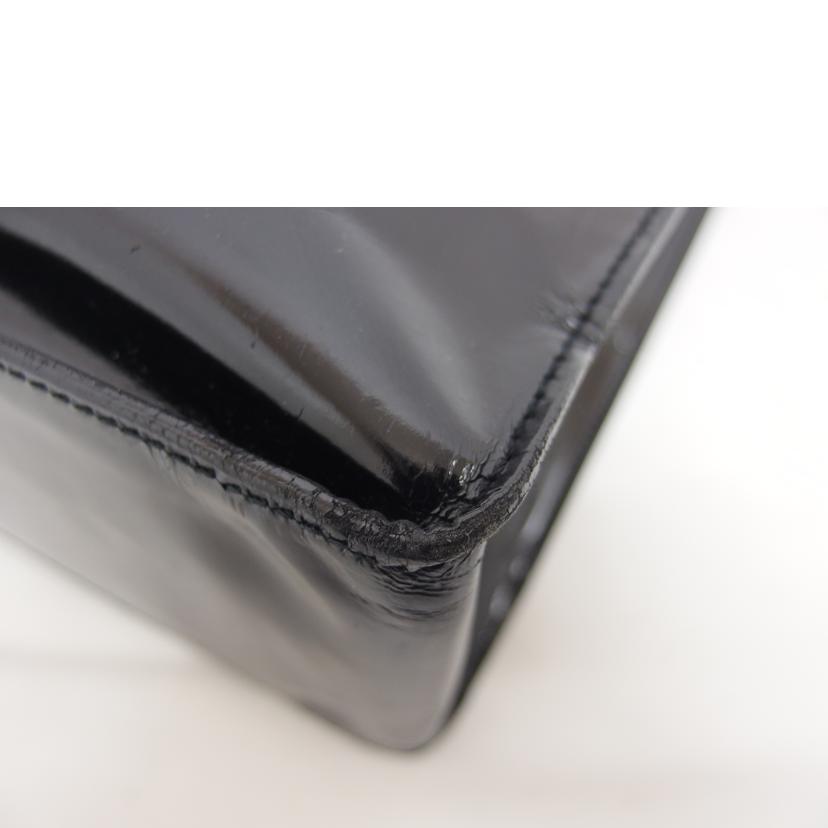 CHANEL シャネル/エナメルパテントレザー/ココマークトートバッグ/ブラック//537****/Bランク/04