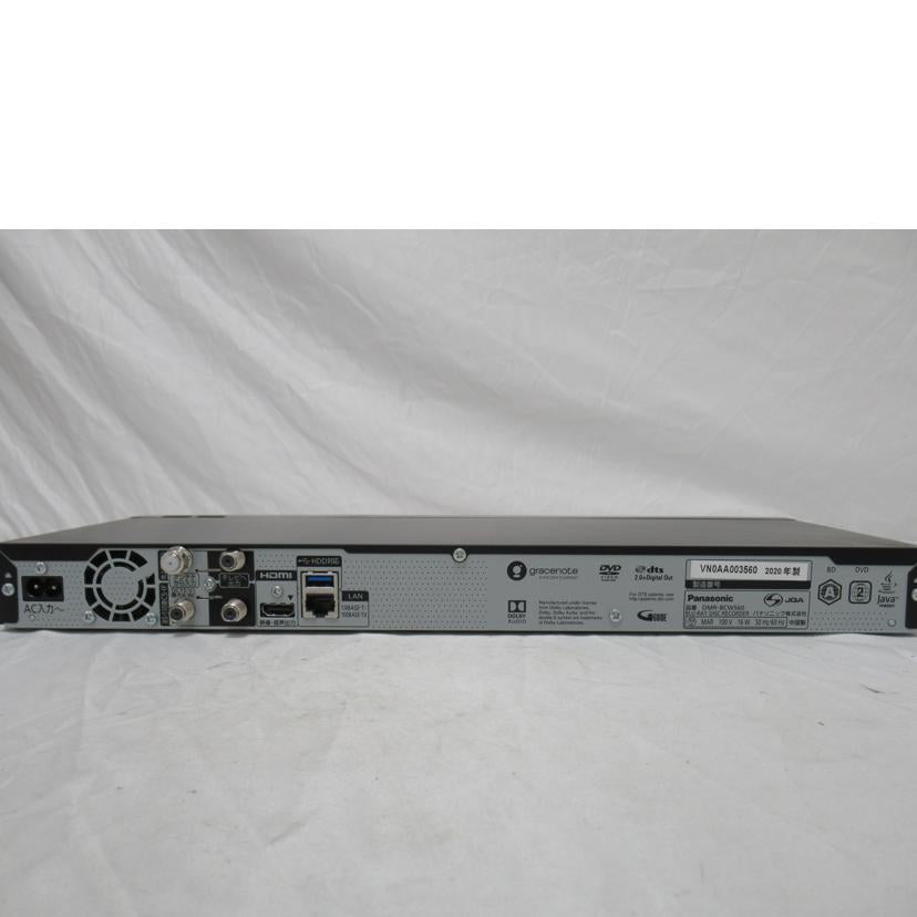Panasonic/Blu-rayレコーダー/DMR-BCW560//ABランク/63