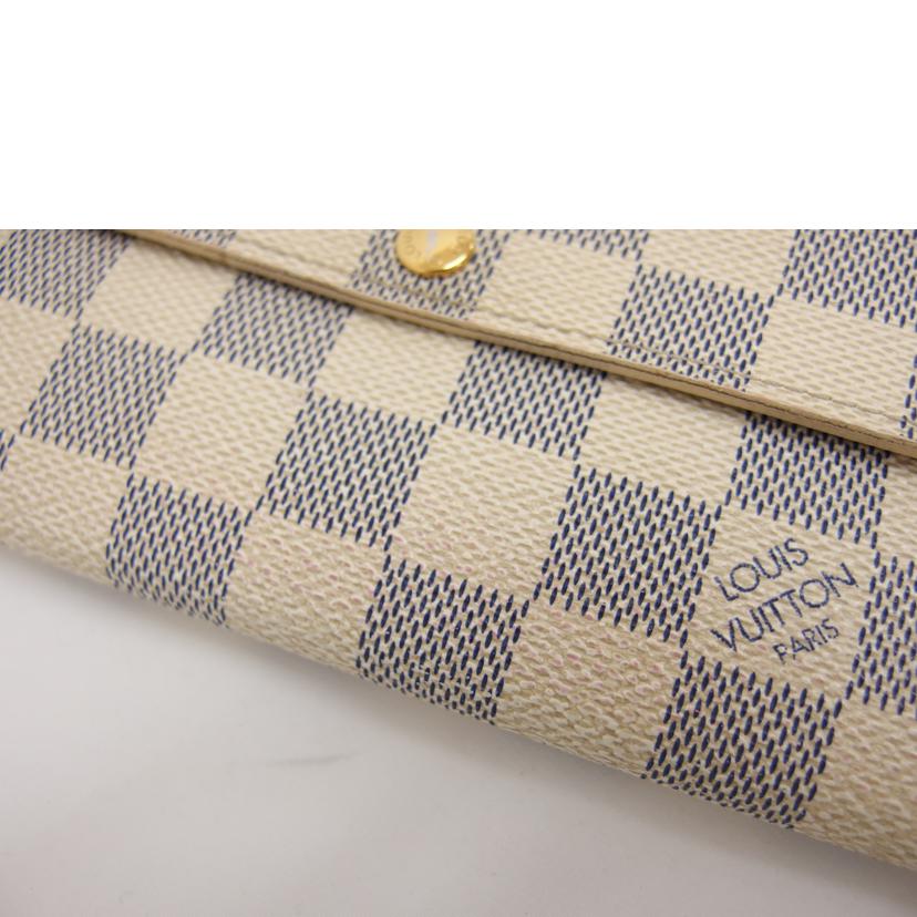 LV ルイ・ヴィトン/ポルトフォイユ・サラ/ダミエ/アズール/N61735//CA4***/ABランク/04