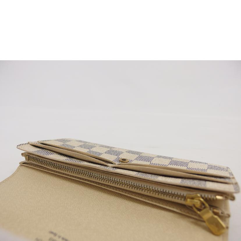 LV ルイ・ヴィトン/ポルトフォイユ・サラ/ダミエ/アズール/N61735//CA4***/ABランク/04