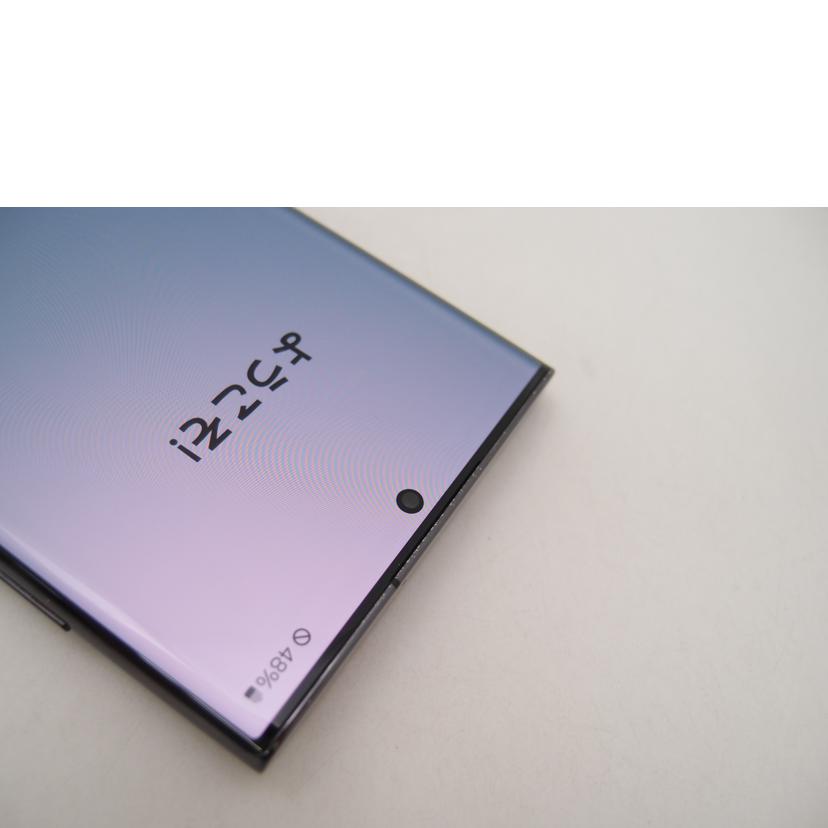 SAMSUNG サムスン/Galaxy S22 Ultra ファントムブラック/SC-52C//R5CW10E7XYH/Bランク/69