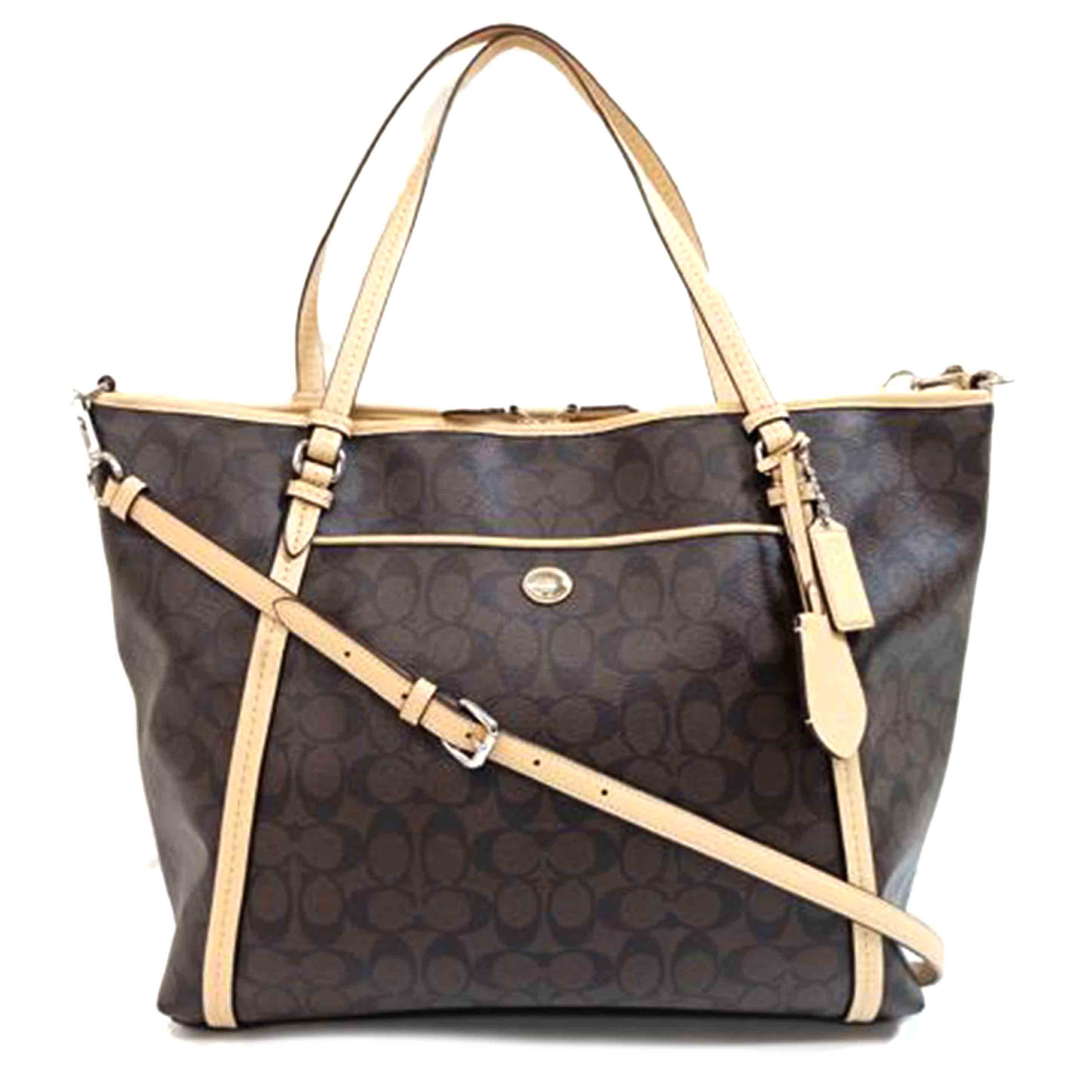 COACH コーチ/PVCシグネチャー2WAYトート/F77527//K13**/Bランク/71