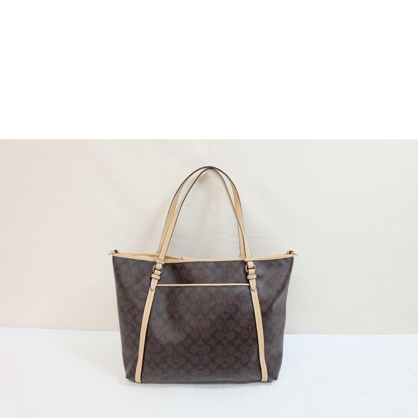 COACH コーチ/PVCシグネチャー2WAYトート/F77527//K13**/Bランク/71