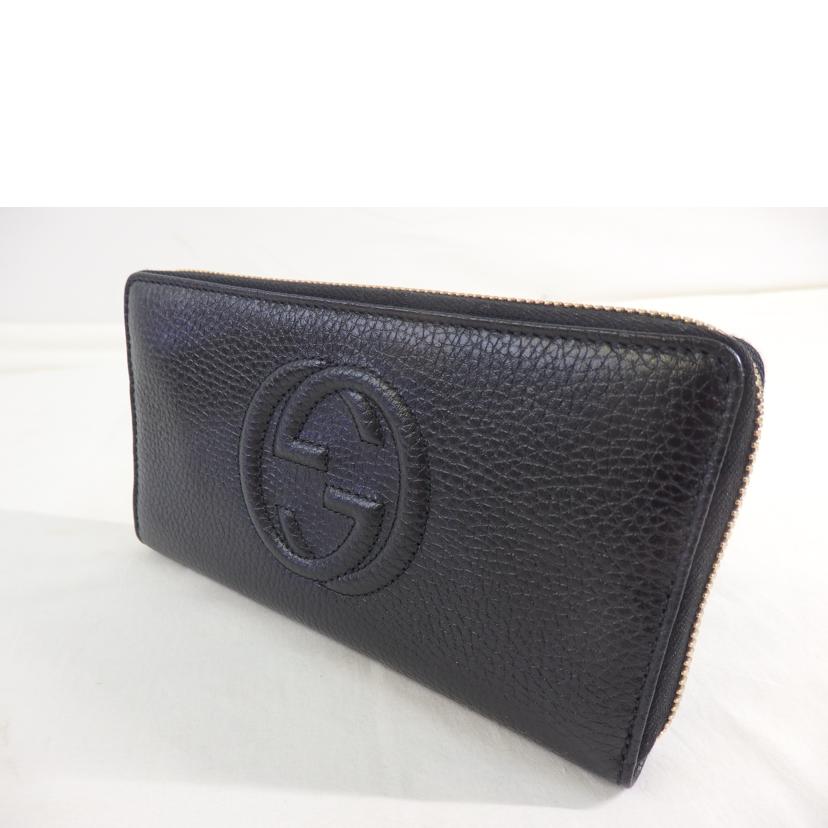 GUCCI グッチ/インターロッキングG/ラウンドファスナー長財布/598187//525***/SAランク/84