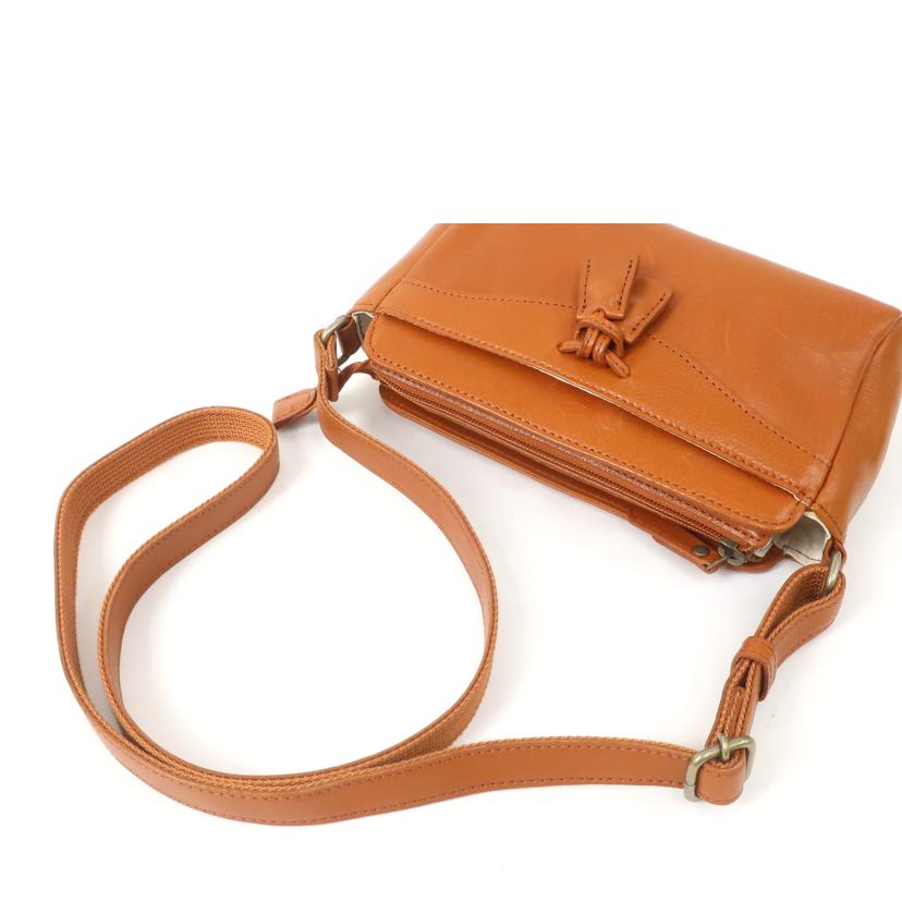 Dakota ダコタ/レザーショルダーバッグ ライトブラウン//Aランク/65