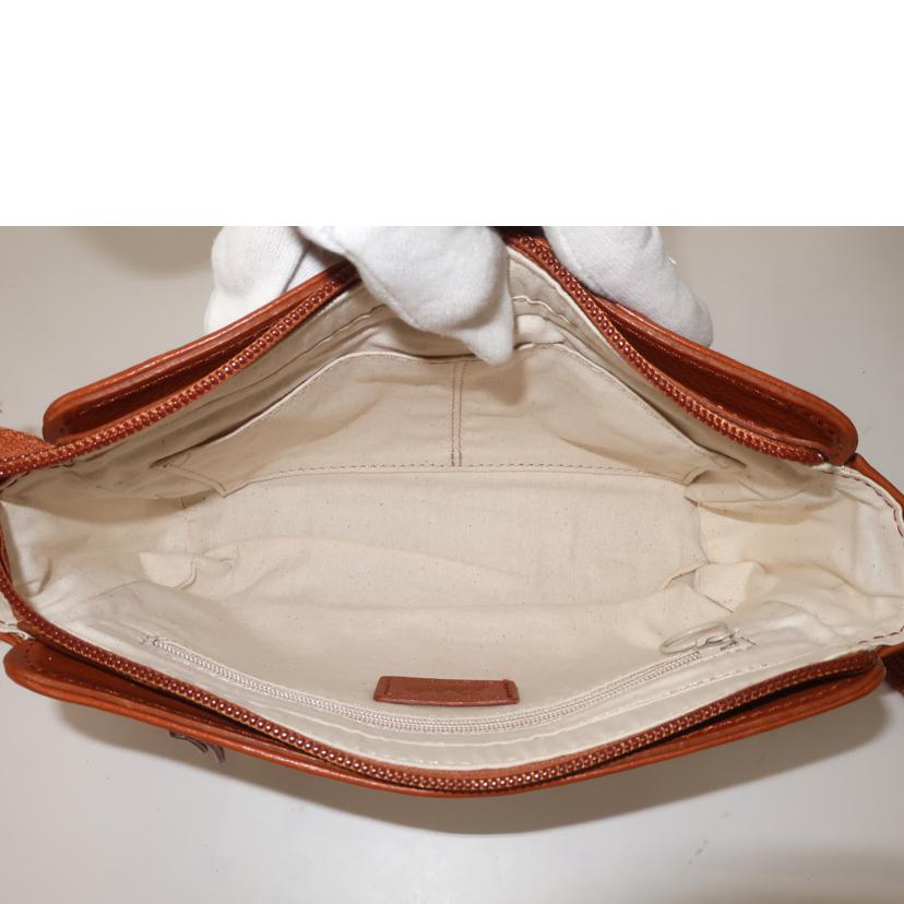 Dakota ダコタ/レザーショルダーバッグ ライトブラウン//Aランク/65