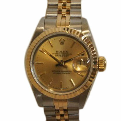ROLEX ロレックス/レディースデイトジャストコンビ/SSYG/オートマ/69173//R44****/Aランク/92