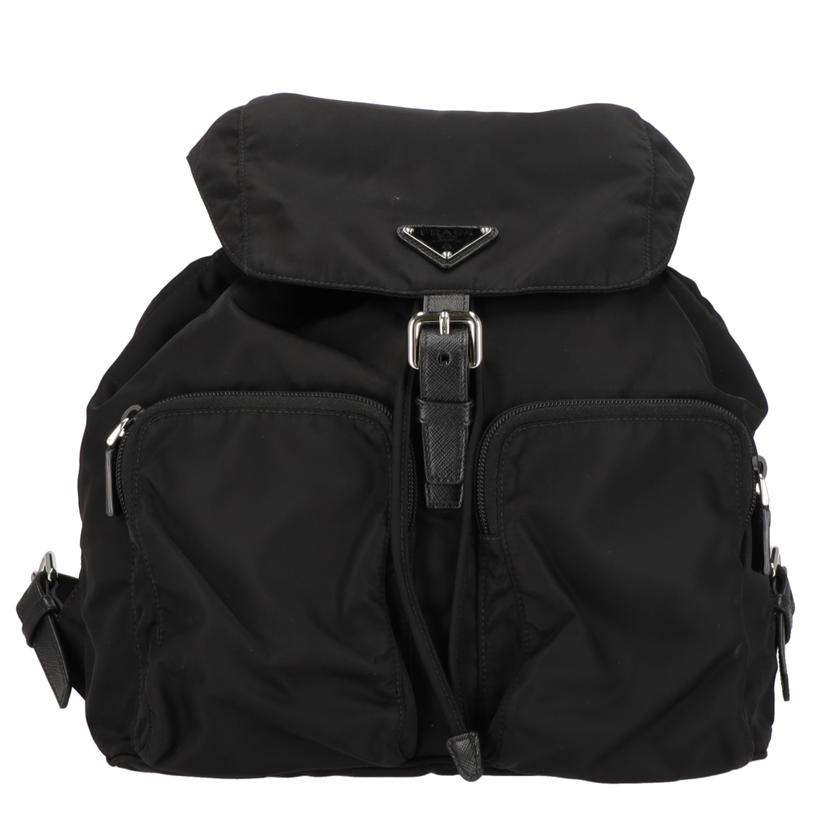 PRADA プラダ/テスート トライアングルロゴバックパック/1BZ005//Aランク/09