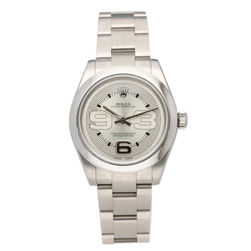 ROLEX/オイスターパーペチュアル シルバー文字盤/177200//M36****/Aランク/67