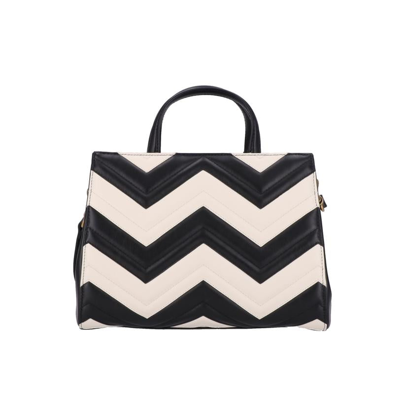 GUCCI グッチ/GGマーモントキルティングレザー2wayショルダー/448054//493***/SAランク/85