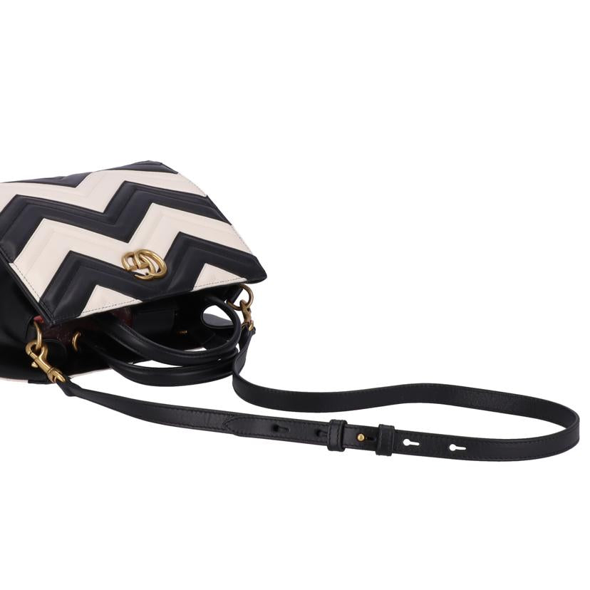 GUCCI グッチ/GGマーモントキルティングレザー2wayショルダー/448054//493***/SAランク/85