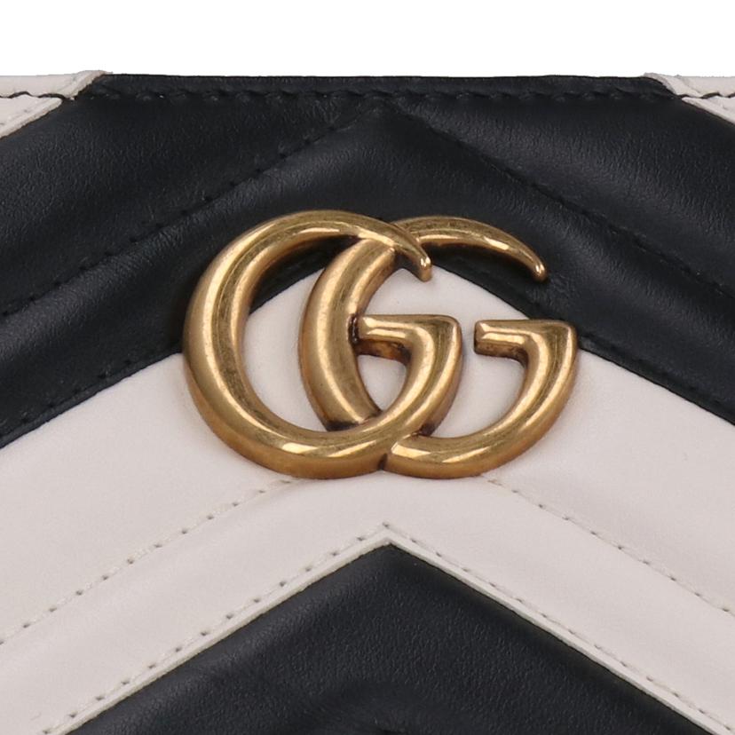GUCCI グッチ/GGマーモントキルティングレザー2wayショルダー/448054//493***/SAランク/85