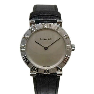 TIFFANY&CO ティファニー/アトラスウォッチクォーツ/レザーベルト/925SV/M0640//12-***/ABランク/92