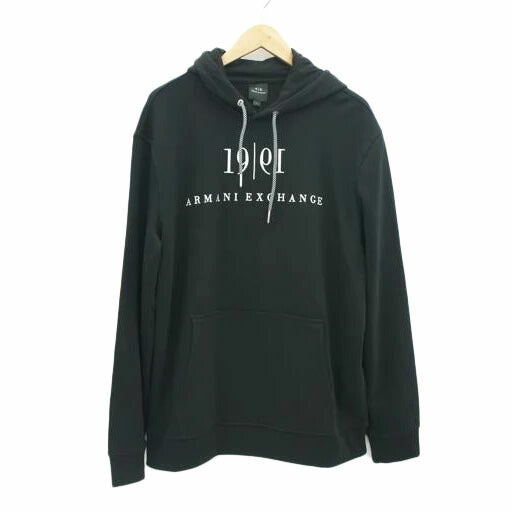 ARMANI EXCHANGE アルマーニエクスチェンジ/1991ナンバーロゴ刺繍スウェットパーカー/6KZMFM ZJ6HZ//Sランク/05
