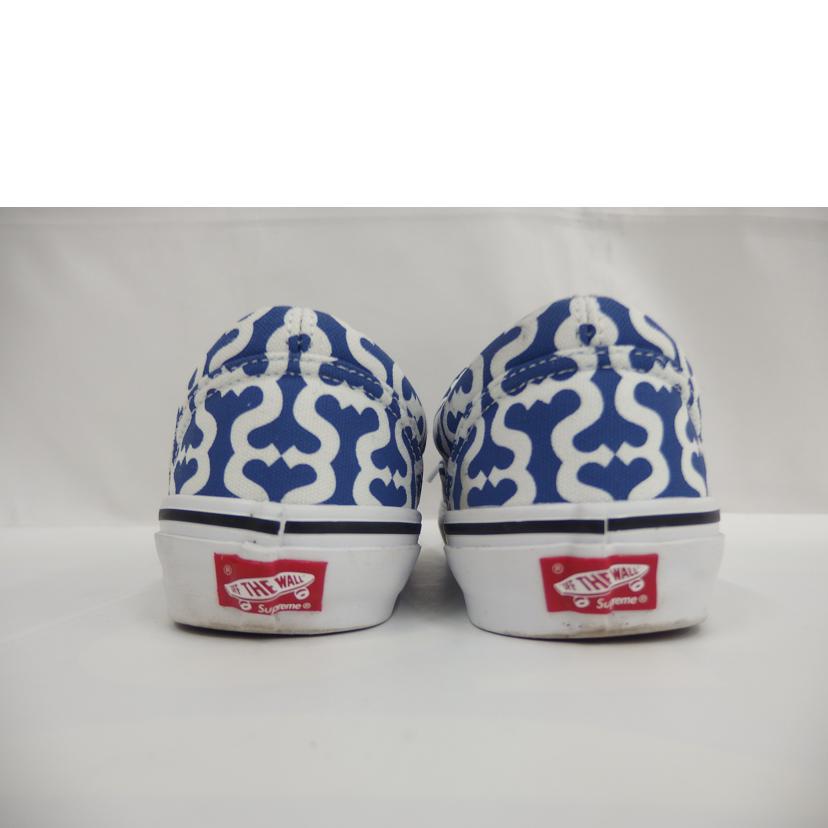 VANS バンズ/Supreme × Vans Monogram S Logo Skate ERA "Blue"/VN0A5KRV5YE//ABランク/82
