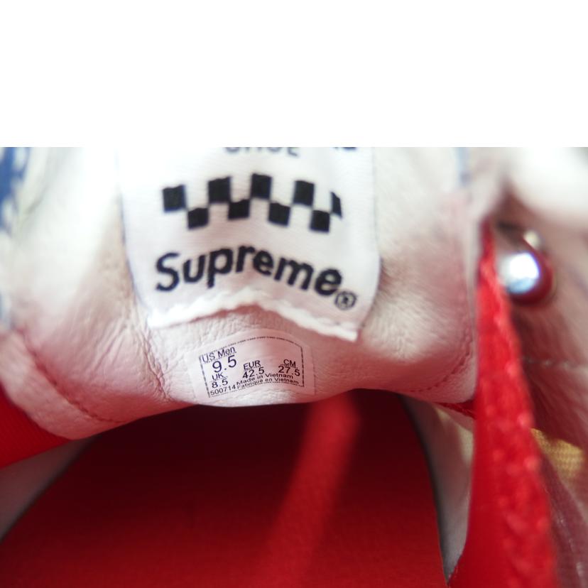 VANS バンズ/Supreme × Vans Monogram S Logo Skate ERA "Blue"/VN0A5KRV5YE//ABランク/82