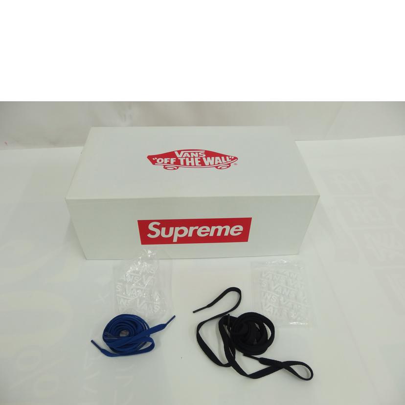 VANS バンズ/Supreme × Vans Monogram S Logo Skate ERA "Blue"/VN0A5KRV5YE//ABランク/82