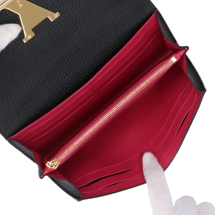 LOUIS VUITTON ルイヴィトン/ポルトフォイユ・カプシーヌ/トリヨン/ノワール/M61248//MI1***/ABランク/69