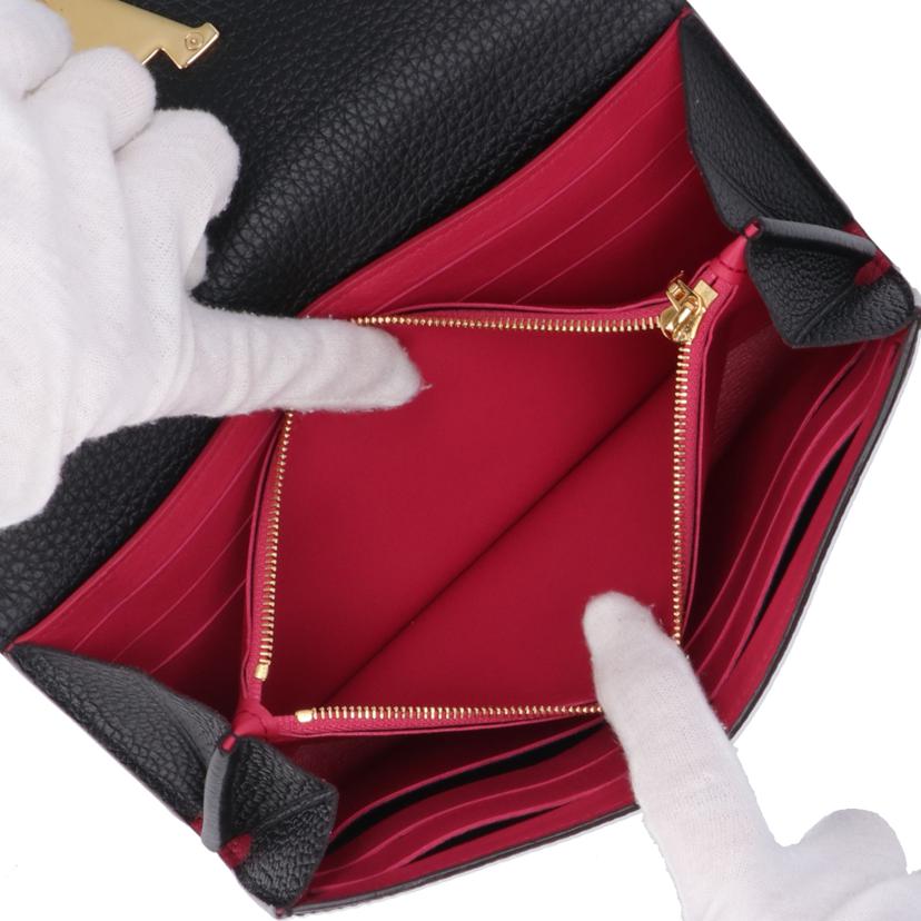 LOUIS VUITTON ルイヴィトン/ポルトフォイユ・カプシーヌ/トリヨン/ノワール/M61248//MI1***/ABランク/69
