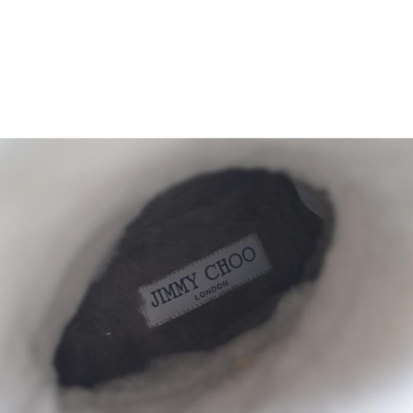 JIMMY CHOO ジミーチュウ/バイカーⅡファーインアンクルレザーブーツ/23.5cm/BIKERⅡ//Aランク/89