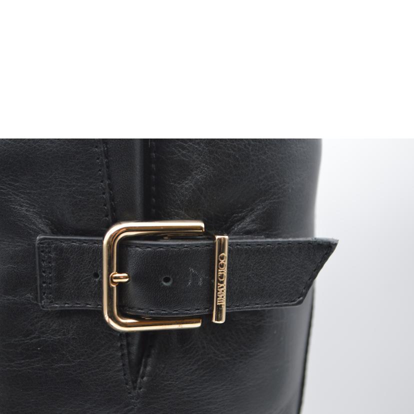 JIMMY CHOO ジミーチュウ/バイカーⅡファーインアンクルレザーブーツ/23.5cm/BIKERⅡ//Aランク/89