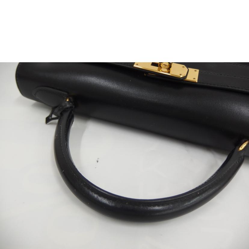 HERMES エルメス/ケリー32/GP/外縫い/BOXカーフ/ブラック//ABランク/82