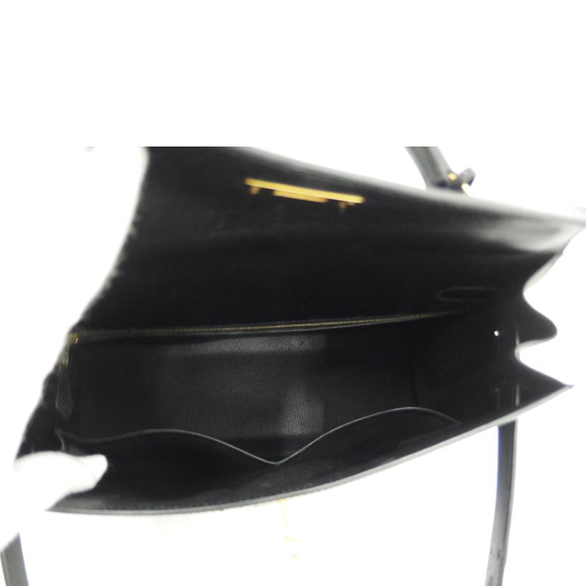 HERMES エルメス/ケリー32/GP/外縫い/BOXカーフ/ブラック//ABランク/82