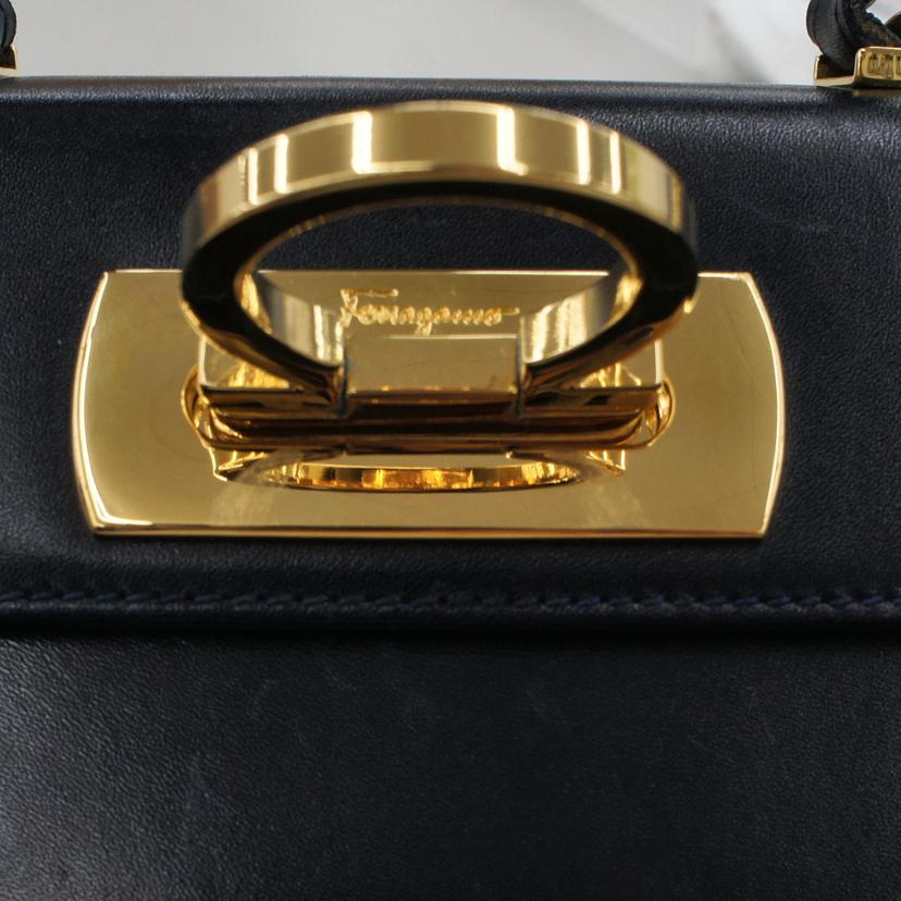 Salvatore Ferragamo サルバトーレフェラガモ/ガンチーニ2wayハンドバッグ/O212193//ABランク/09
