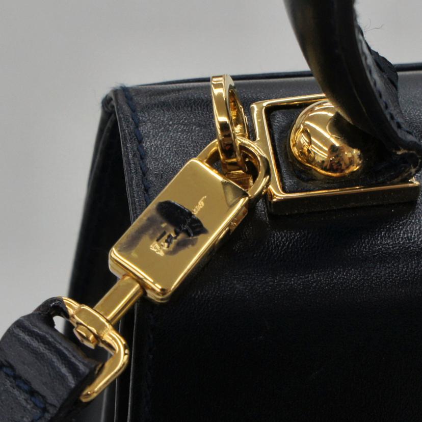 Salvatore Ferragamo サルバトーレフェラガモ/ガンチーニ2wayハンドバッグ/O212193//ABランク/09