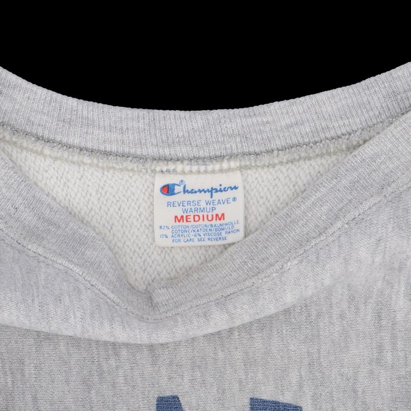Champion/80’s/リバースウィーブ/NAVY染み込みプリント/トリコタグ/USA製/激レア/ヴィンテージ//ABランク/92