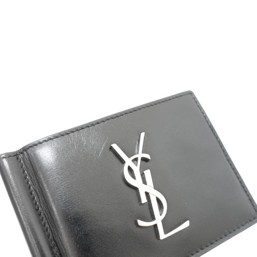 SANINT LAURENT サンローラン/マネークリップ付二つ折り財布/485630//052*/ABランク/88