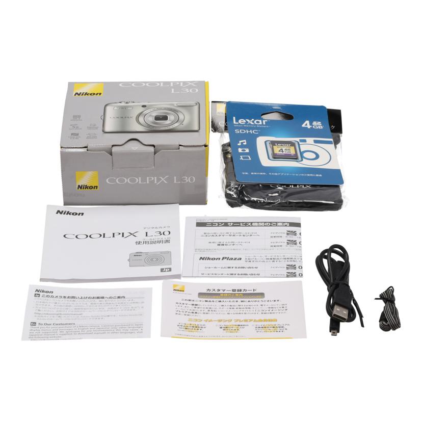 Nikon ニコン/デジタルカメラ/COOLPIX L30//20028704/Bランク/70