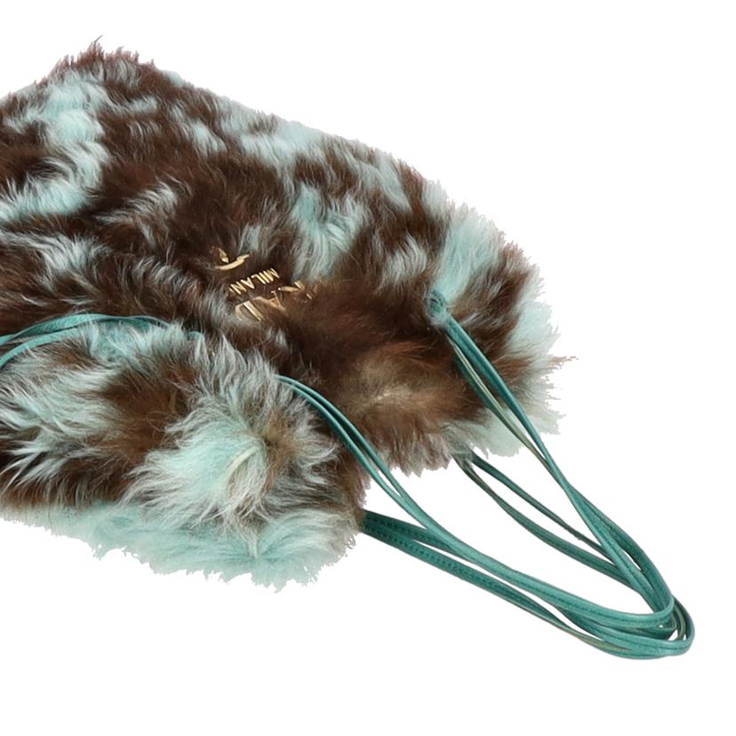 PRADA プラダ/ファー×レザーバッグ/1BC037//Aランク/91