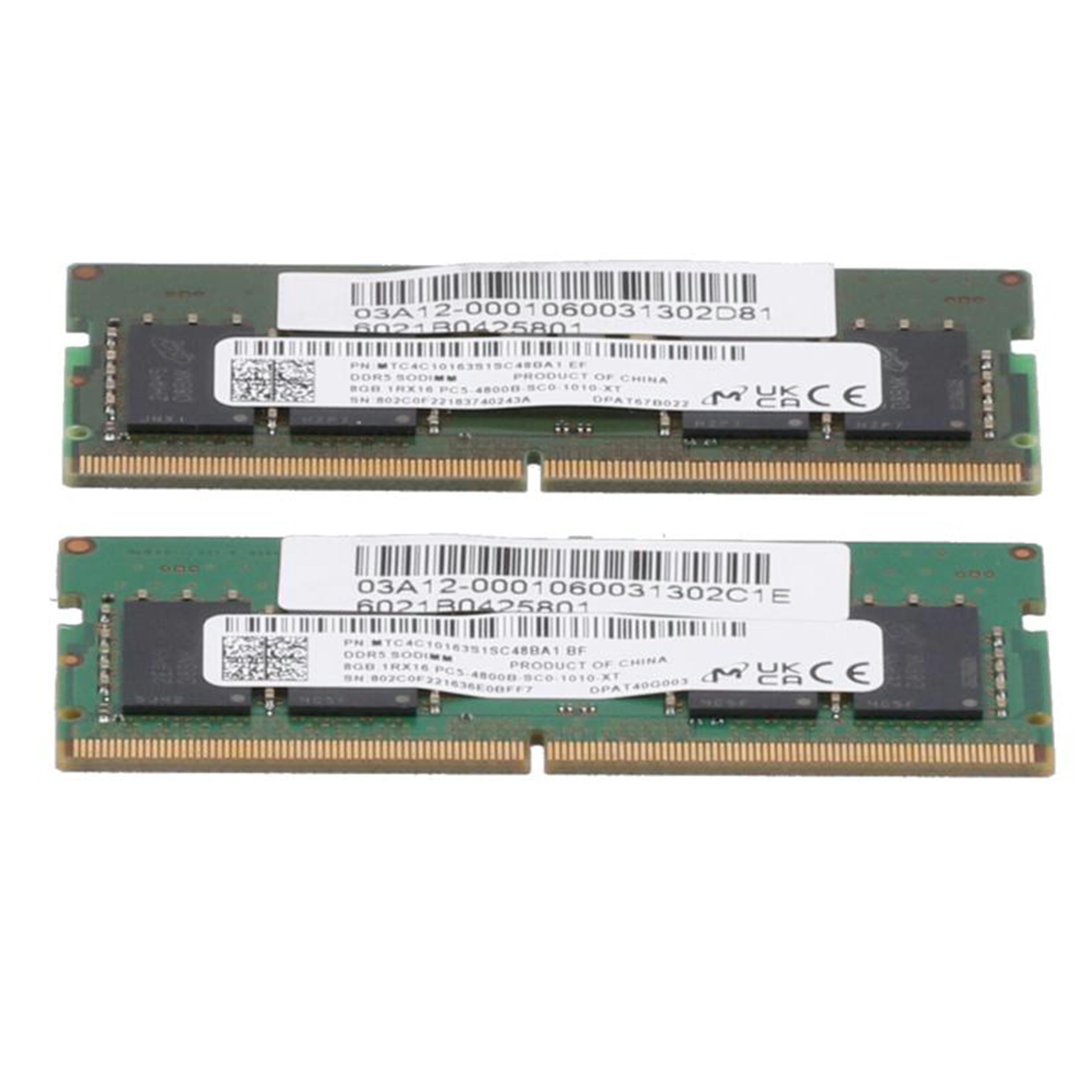 bulk バルクメモリ/ノートPC用バルクメモリ8GB×2枚/03A12-0001060031302D81//802C0F221636E0BFF7/22183740223A/Bランク/77