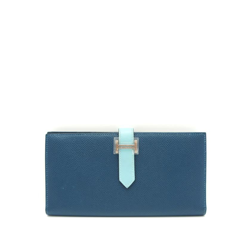 HERMES HERMES/ベアンスフレ/エプソン/コルヴェール・ブルーアトールSV金具//T T**************/ABランク/75