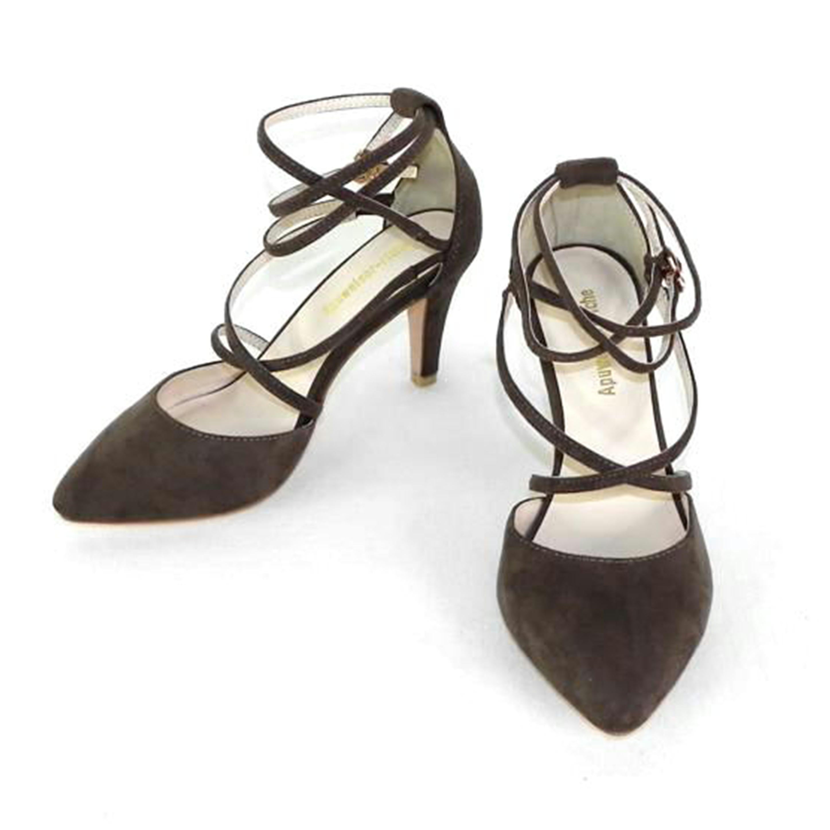 Apuweiser-riche アプワイザー・リッシェ/Apuweiser-riche/レースアップパンプス/グレージュ//Aランク/81