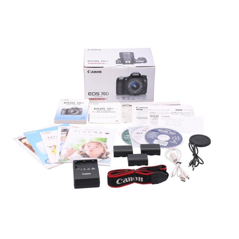 Canon キヤノン /デジタル一眼レンズキット/EOS 70D 18-55レンズキット//071024001842/ABランク/05