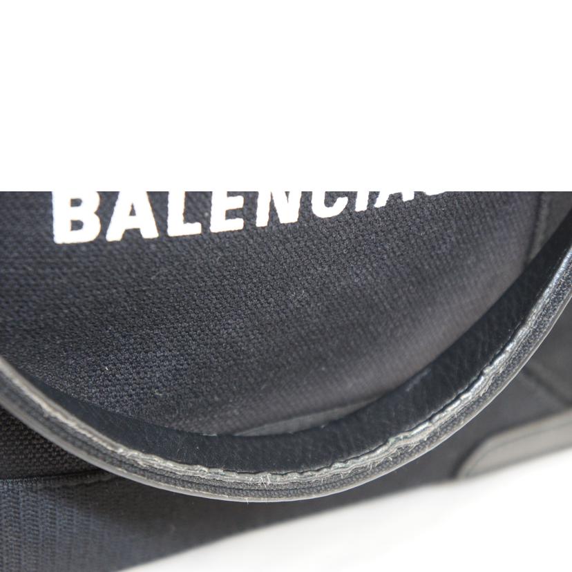 BALENCIAGA バレンシアガ/ネイビーカバスXS/キャンバスミニトート/ポーチ付/390346//Aランク/92