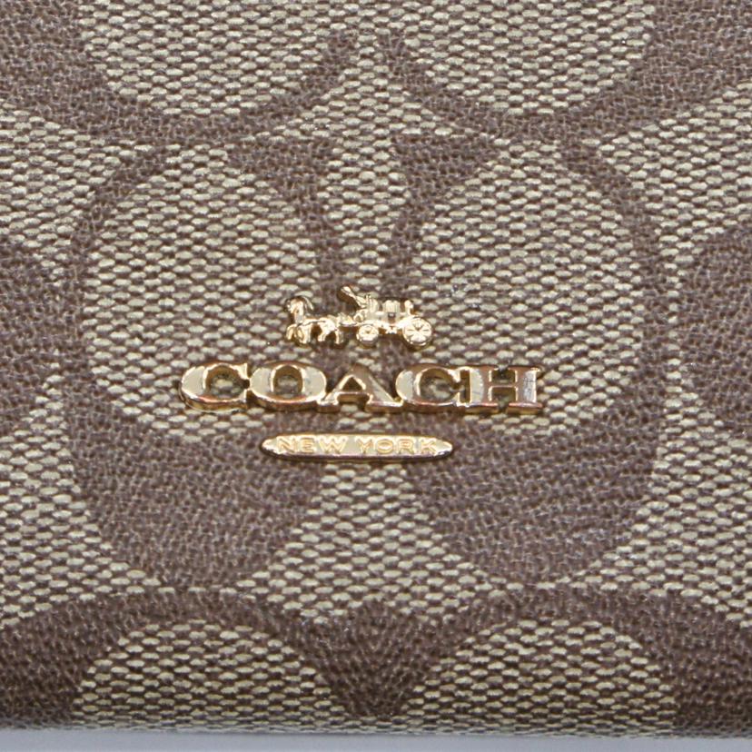 COACH コーチ/シグネチャー ダブルジップウォレット/C5575//L21**/Aランク/70