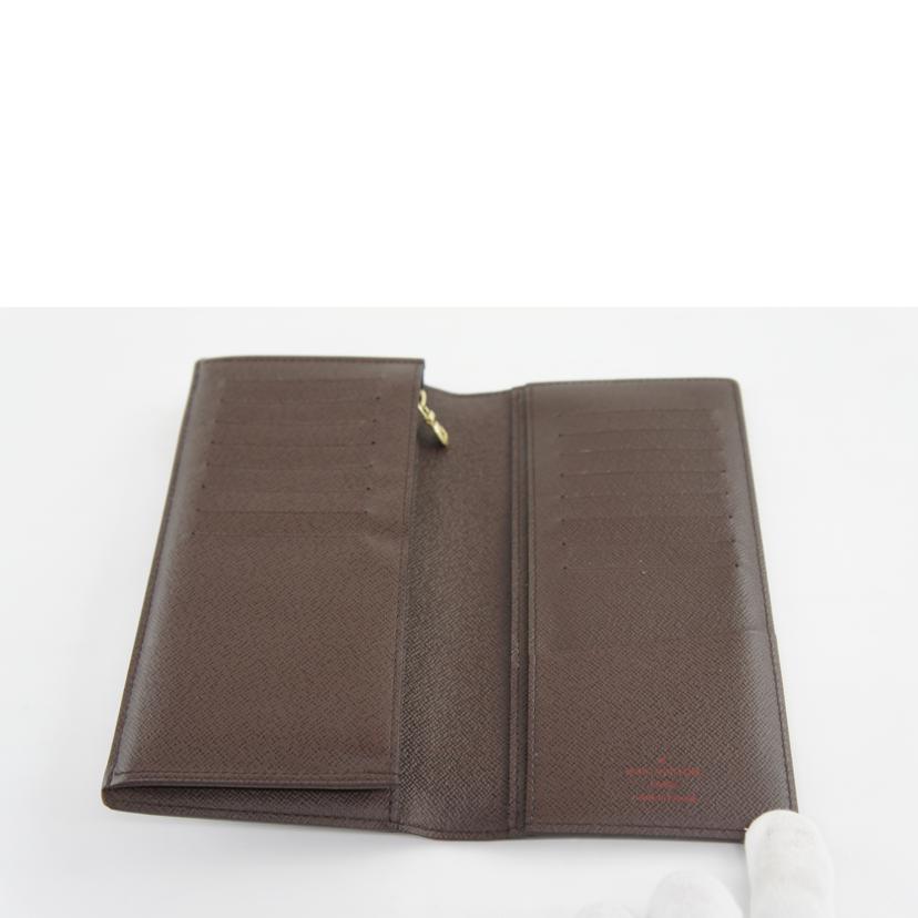 LOUIS VUITTON ルイ・ヴィトン/ポルトフォイユ・ブラザ エベヌ/ダミエ/N60017//TN0***/ABランク/64