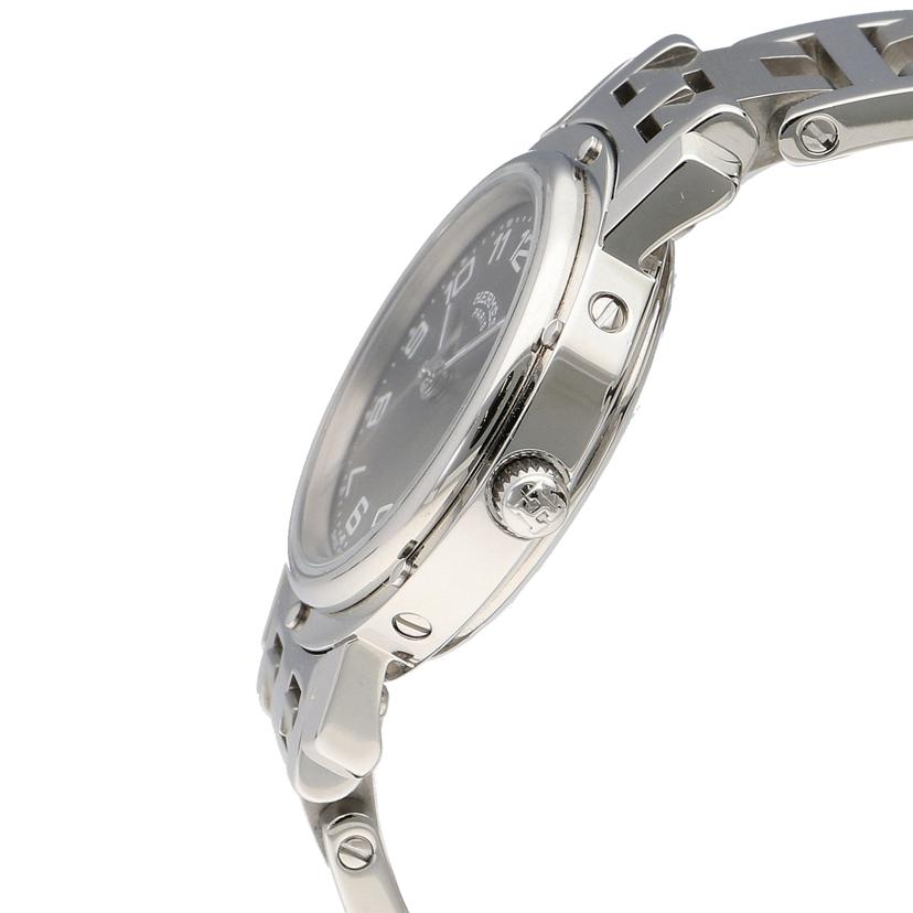 HERMES エルメス/クリッパー・グレー/レディース/クオーツ/CL4.210//181****/SAランク/92