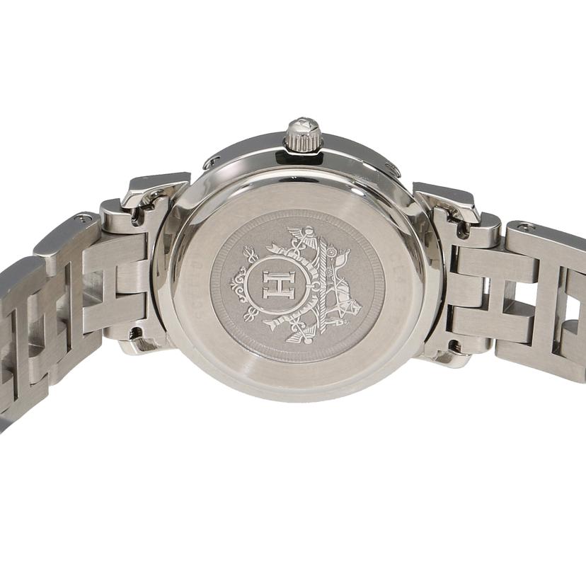 HERMES エルメス/クリッパー・グレー/レディース/クオーツ/CL4.210//181****/SAランク/92