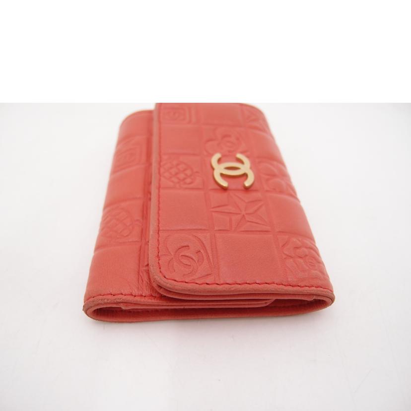 CHANEL シャネル/アイコン6連キーケース/オレンジ系//874****/ABランク/69